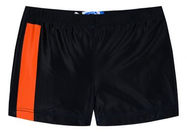 Παιδικό μαγιό boxer με τύπωμα στο πλάι για αγόρι | ΜΑΥΡΟ - Energiers - 